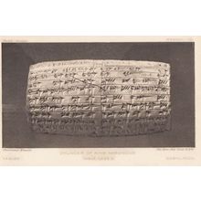 Cylinder of King Nabonidus Roman Table Case Antique Postcard