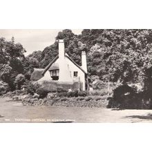 Selworthy Green Thatched Cottage RPC Real Photo Somerset Postcard