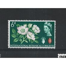 GB.SG656 6d Dog Rose.Mounted Mint.Jul25