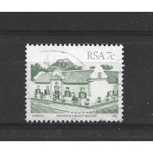 SouthAfrica.SG517 7c Drostdy,Graaff-Reinet (Dull Yellowish Green).F/Used.Sep25c