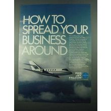 1969 Pan Am Fan Jet Falcon Ad - Spread Your Business