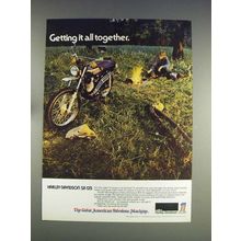 1974 Harley-Davidson SX-125 Motorcycle Ad