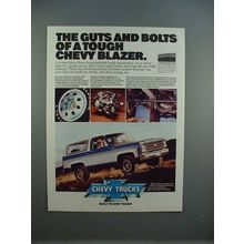 1980 Chevrolet Chevy Blazer Ad - The Guts and Bolts!