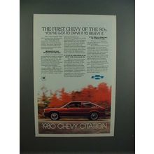 1980 Chevrolet Chevy Citation Car Ad - Drive It!