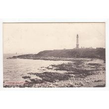 Greyhope Bay and Girdleness Lighthouse Postcard Aberdeen