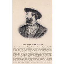 Francis The 1st First Vintage Portrait Postcard