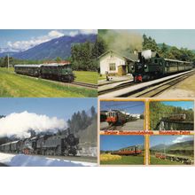 Tirol Austria Railway Trams Trains 8x Postcard s Bundle
