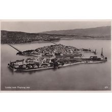 Lindau Vom Flugzeug Aerial Real Photo German Old Postcard