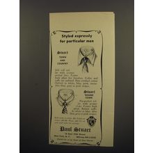 1953 Paul Stuart Town and Country and 'Round Town Shirts Advertisement