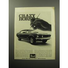 1969 Revell 69 Mustang Model Kit Ad - Crazy Horse