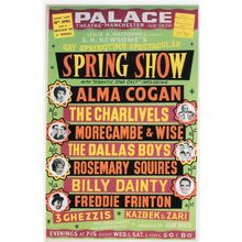 Alma Cogan Morecambe & Wise 1960s Manchester Theatre Poster Postcard