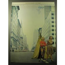 1960 Harburt Fashion Ad - Giving New York back to the Indians