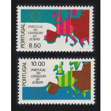 Portugal Admission of Portugal to the Council of Europe 2v 1977 MNH