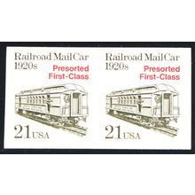 2265c, Mint VF NH 21¢ - Imperforate Coil Pair Error * Stuart Katz