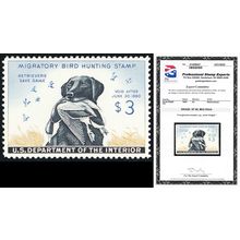 RW26, Mint XF NH $3 Duck Stamp - Graded 90 PSE Certificate SMQ $175 Stuart Katz