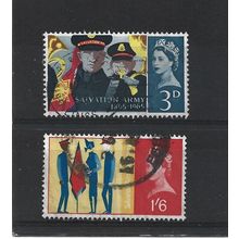 GB.Salvation Army Centenary set of 2.Fine Used.Jul25