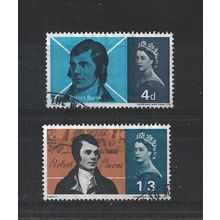 GB.Burns Commemoration set of 2.Fine Used.Jul25