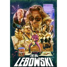 The Big Lebowski 9 Poster Canvas Movie Film Print A0 A1 A2 A3 A4 A5 A6 Art Wall