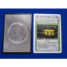 Star Wars 1997 Dagobah Decipher CCG W/B Card Portable Fusion Generator LS