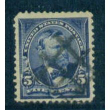 Used 281 5c Ulysses S. Grant Fine M04878