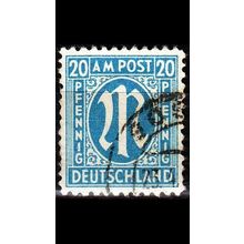 GERMANY Alliiert AmBri [1945] MiNr 0026 b D ( O/used )