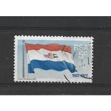 SouthAfrica.50th Anniversary of National Flag stamp.Fine Used.Sep25a