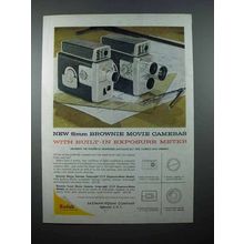 1958 Kodak Brownie Movie Camera Ad - Exposure