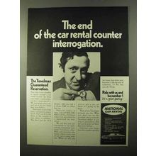 1971 National Car Rental Ad - Car Rental Interrogation