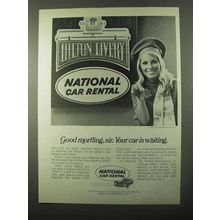 1971 National Car Rental Ad - Good Morning, Sir