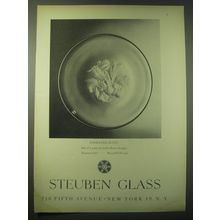 1948 Steuben Engraved Plate Advertisement