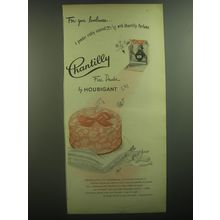 1947 Houbigant Chantilly Face Powder Ad - For your loveliness