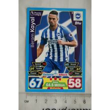 2017/18 Match Attax 45 Beram Kayal, Brighton & Hove