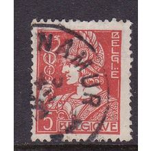 BELGIUM 1932 MERCURY 5c USED SG603 #1