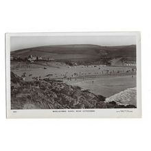 Woolacombe Sands, Near Ilfracombe, Devon, RP Postcard.