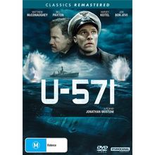 U-571 DVD | Matthew McConaughey, Harvey Keitel | Region 4