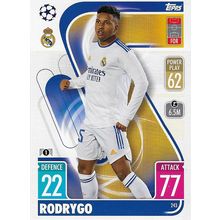 Match Attax UCL/UEL/UECL 2021-22: Real Madrid CF, Forward - Rodrygo