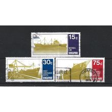 Singapore.Singapore Shipping set of 3.Fine Used.Jun25