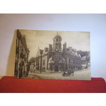 TOWN HALL, BRADFORD ON AVON, WILTSHIRE used antique postcard W Dotesio 1915 pm =