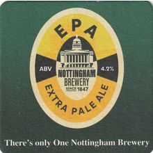 BEER MAT - NOTTINGHAM BREWERY - EPA EXTRA PALE ALE - (Cat No 031) - (2023)