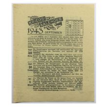 Original WW2 Russian/Soviet Air Drop Propaganda Leaflet. - Code 2747. - 1943.