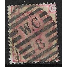 GB 1873-80 QV WMK SPRAY ROSE 3d PLATE 12 USED SG144 " CC "