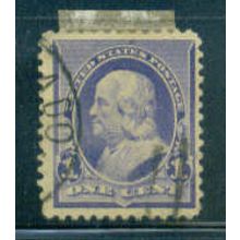 Used 219 1c Benjamin Franklin Fine M01867