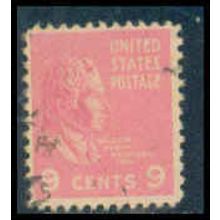 Used 814 9c William Harrison Just Clears M07917