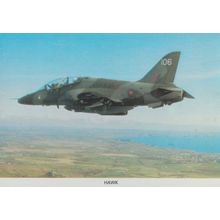 Bae Hawk Mark 1 T MK1 Plane Aircraft Rare 1970s Postcard