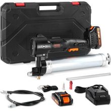 Cordless Grease Gun, 20-Volt, 10,000 PSI, 39" Long Hose, Electric Grease Gun...