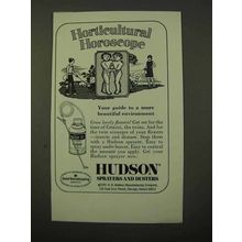 1971 Hudson Sprayers and Dusters Ad - Horoscope
