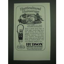 1971 Hudson Sprayers and Dusters Ad - Horticultural Horoscope