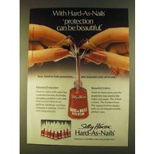 1980 Sally Hansen Hard as Nails with Nylon Ad