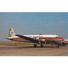 Air Zaire Douglas DC4 Civil Aviation Postcard (A19942)