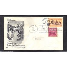 FDC Art Craft 1726 13c Congress + 836 (Cachet-Penciled/A) CV00773